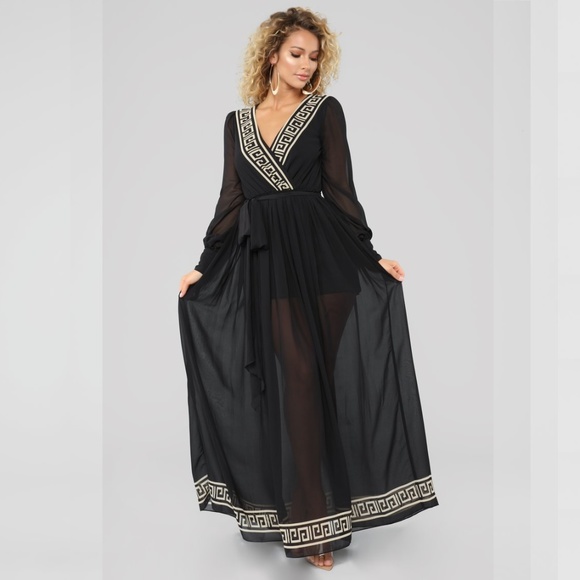 Black Maxi Dress - Picture 3 of 8